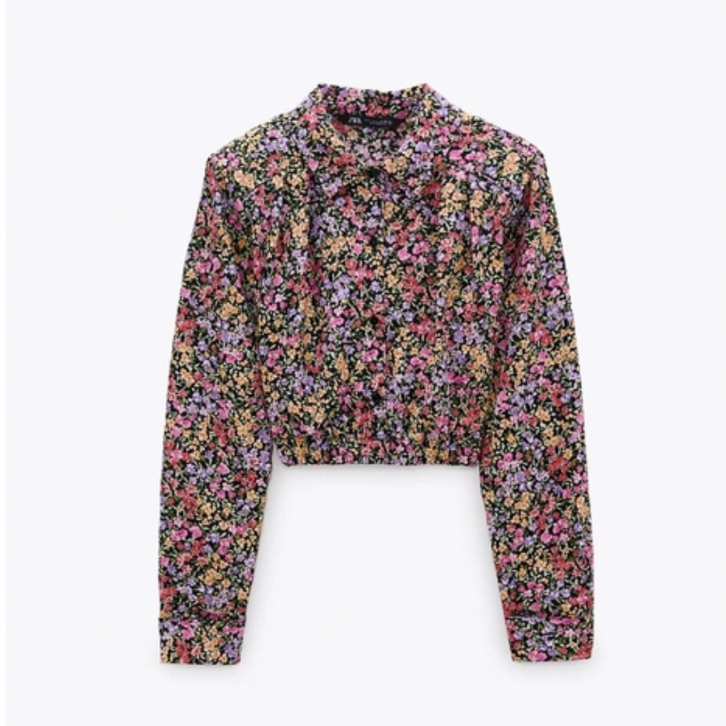 Blouse Zara 1074127 (2587/157/330) Color Multi-Colored Size Xs